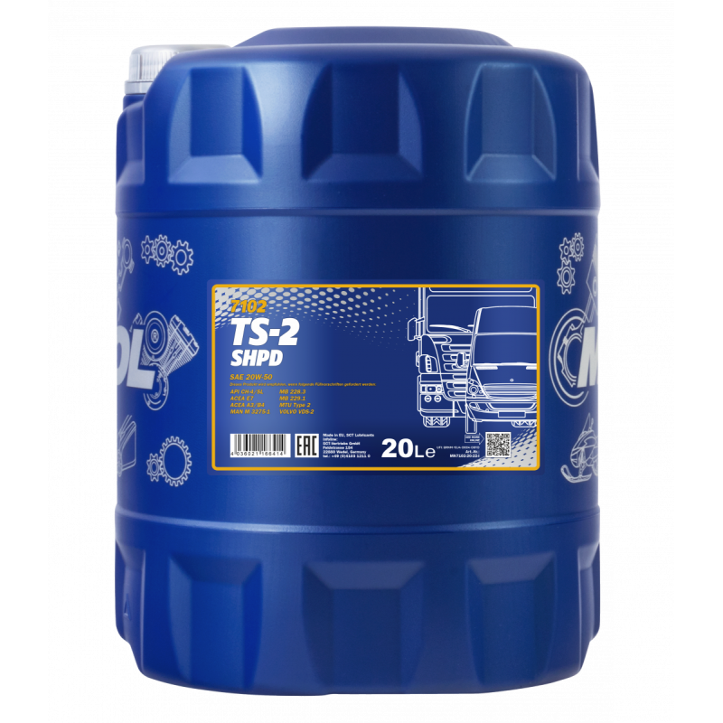 7102-20 TS-2 TRUCK SPECIAL 20W-50 SHPD 20L Спец.диз.олива для вантажівок