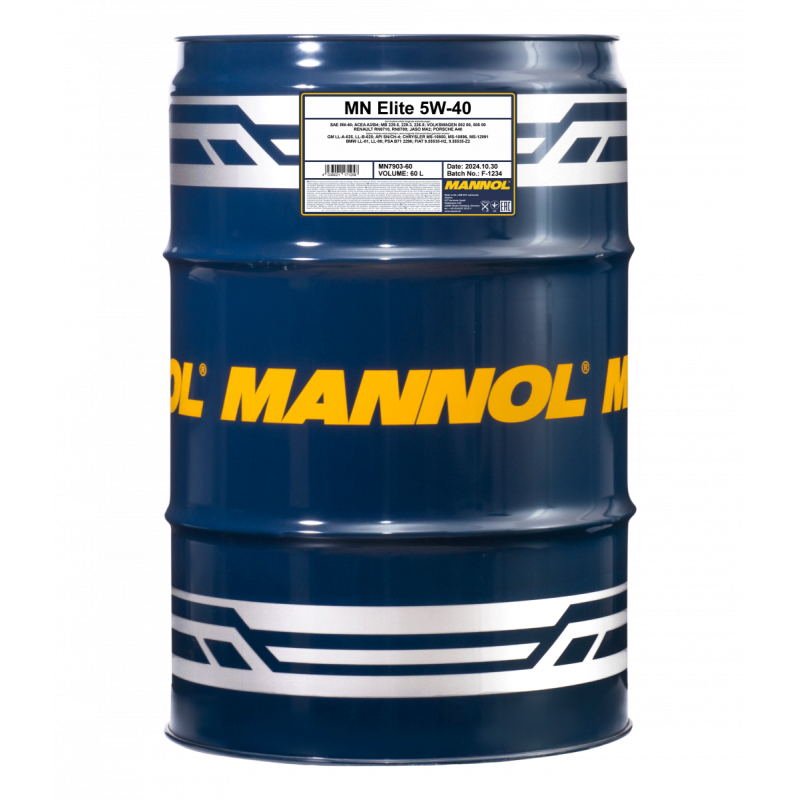 7903-60 ELITE SAE 5W-40 60L  High Tech Vollsynthetiс/Олива синтетична
