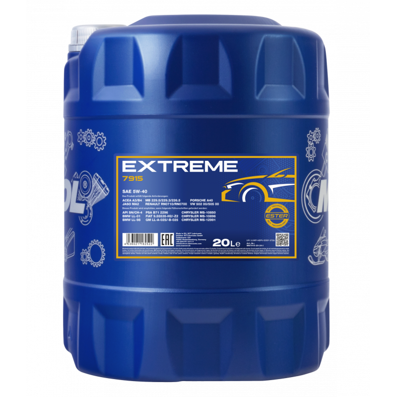 7915-20 EXTREME SAE 5w-40 20L Synthetic/Олива синтетична