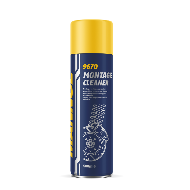 9670 (500) MONTAGE-CLEANER 500 ml / Засіб для очищення та знежирення автодеталей (уп. 12 шт.)