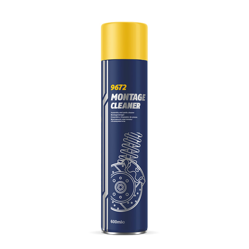 9672 Montage-Cleaner 600ml  / Засіб для очищення та знежирення автодеталей уп. 24 шт.)