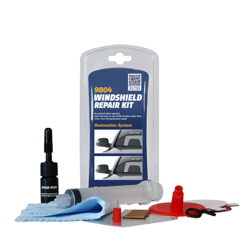 9804 Windshield Repair Kit /Комплект для ремонту лобового скла (уп. 72 шт.)