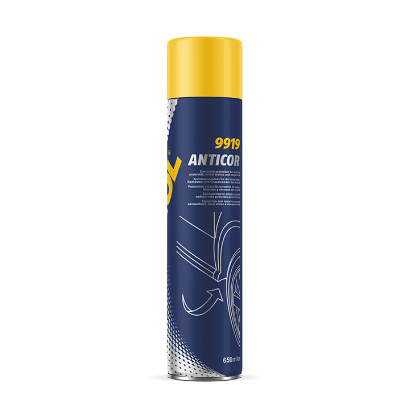 9919 Anticor schwarz 650ml  / Антикор чорний  (12 шт)