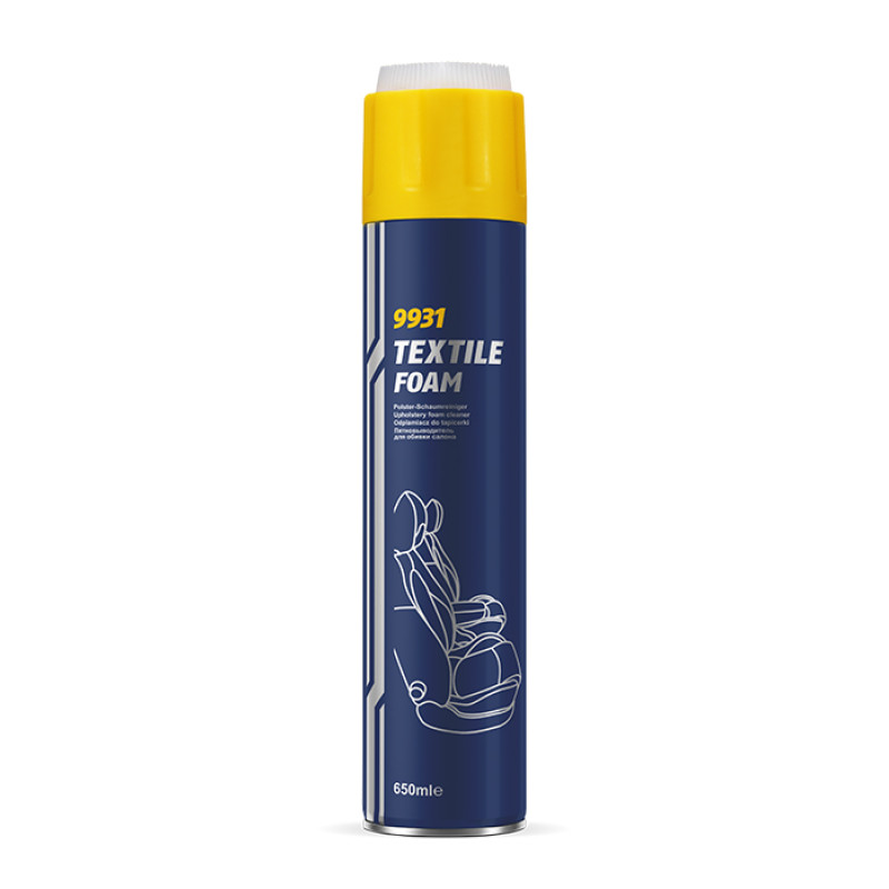 9931 Polster-Schaum (Textile foam) 650ml / Пінистий очисник обшивки сидінь (уп 12шт)
