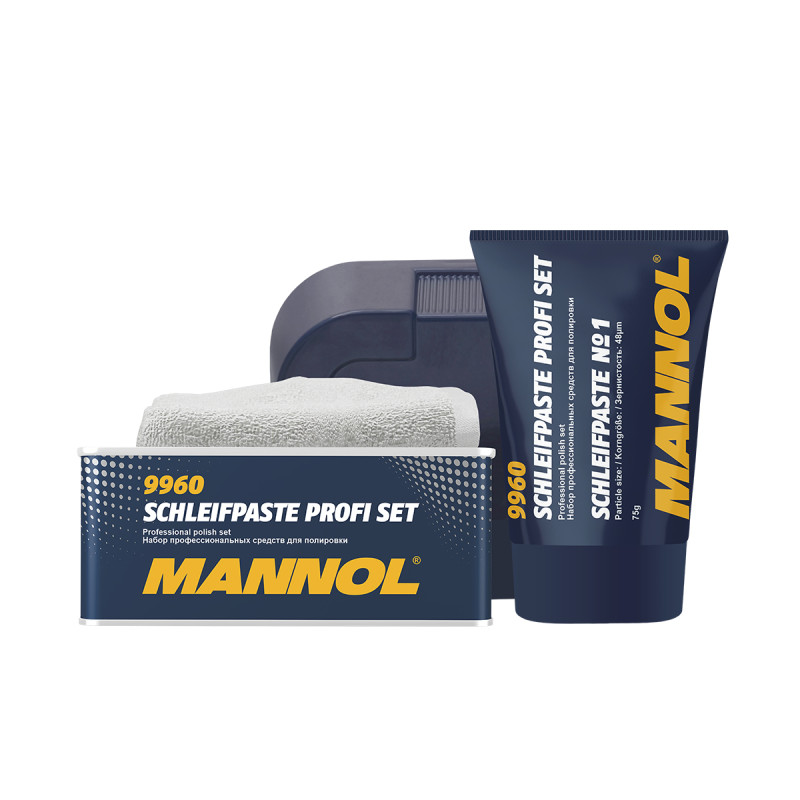 9960 Schleifpaste Profi Set 400ml / Полірувальний профі набір 300g+75g (24шт)