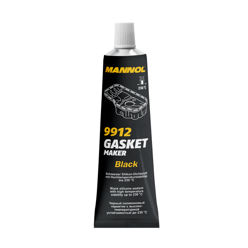 9912 Gasket Maker Black (Silicone Gasket) 85g / Чорна силіконова прокладка