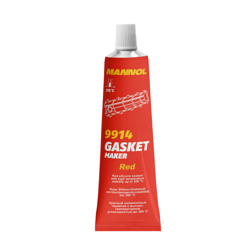 9914 Gasket Maker Red (Silicone Gasket) 85g / Червоний силік. високотемпературний герметик