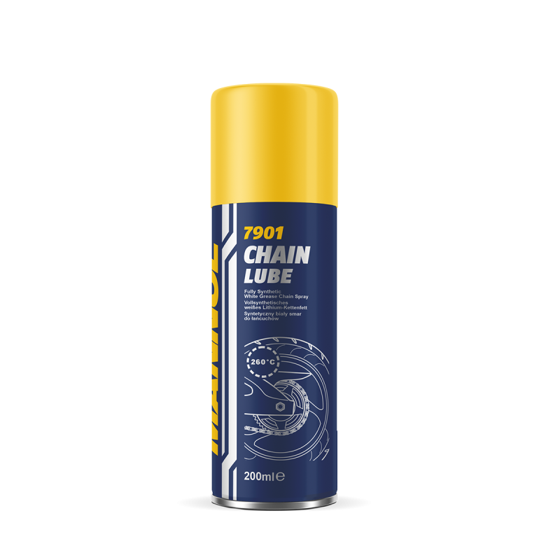 7901 Chain Lube 200ml/ Синтетичне біле мастило для ланцюгів (уп. 24шт)