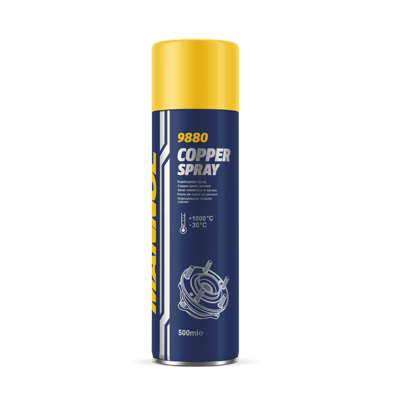 9880 Смазка медная Mannol COPPER SPRAY аэрозоль 500 мл