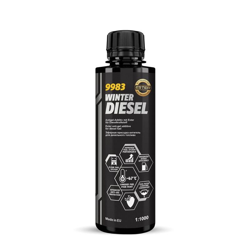9983 Winter Diesel 250 ml / Зимовий антигель-мегаконцетрат для дизельних д.в.з. (-47) (уп. 50шт)