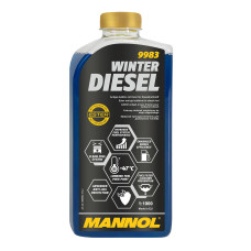 9983 Winter Diesel 1л / Зимовий антигель-мегаконцетрат для дизельних д.в.з. (-47)  (уп.20шт)
