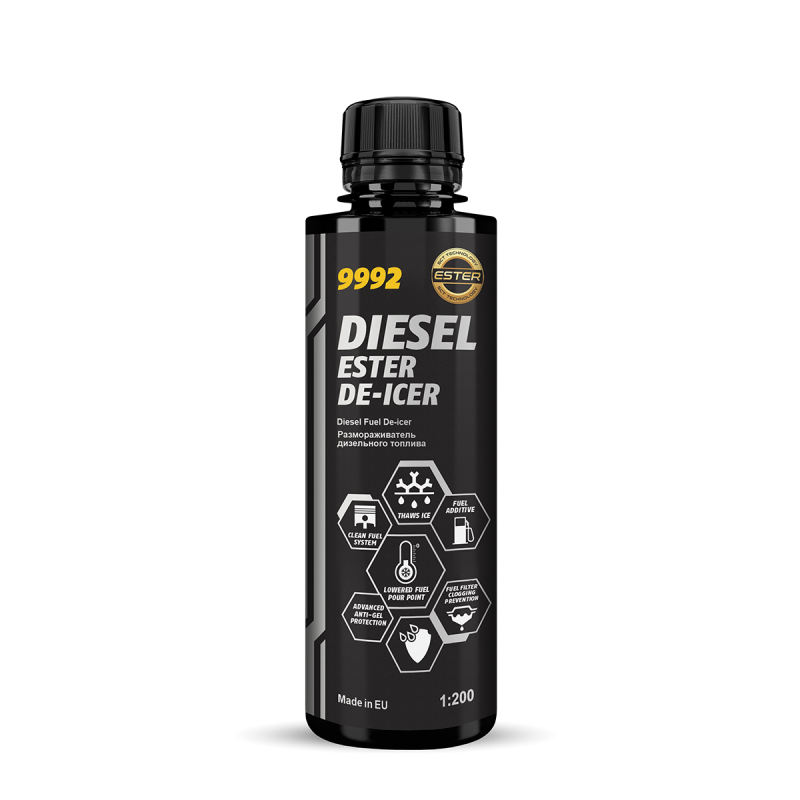9992 Diesel Ester De-Icer 250ml / Присадка для розморожування диз. палива (уп 50 шт)
