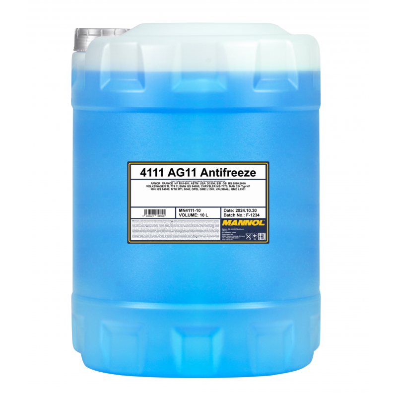4111-10 Antifreeze AG11 (blue) 10L  Longterm/Антифриз концентрат