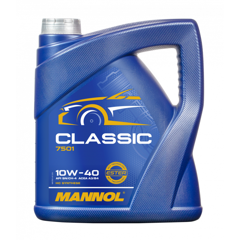 7501-4 CLASSIC SAE 10w-40 4L   (уп 4 шт ) High Power Teilsynthetic / Олива напівсинтетична