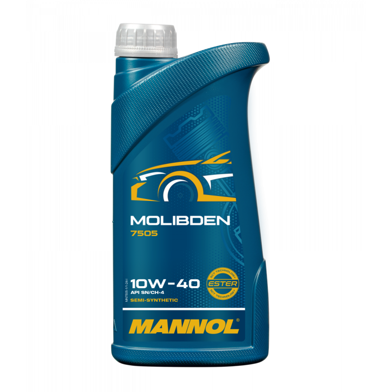 7505-1 MOLlBDEN SAE 10w-40 1L   (уп20 шт)  Teilsynthetic МoS2 / Олива унiверсальна