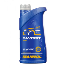 7510-1 FAVORIT SAE 15w-50 1L Teilsynthetic/Напівсинтет. oлива спец. універсальна  (уп 20 шт )
