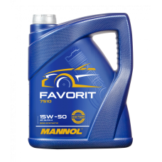 7510-5 FAVORIT SAE 15w-50 5L Teilsynthetic/Напівсинтет. oлива спец. універсальна   (уп 4шт )